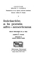 Iniciación a la poesía afro-americana /