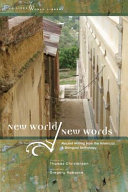 New world, new words : recent writing from the Americas : a bilingual anthology /