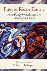 Puerto Rican poetry : a selection from aboriginal to contemporary times /