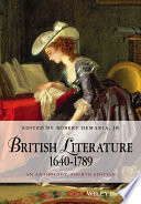 British literature 1640-1789 : an anthology /