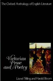 Victorian prose and poetry /