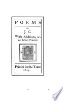 Minor poets of the Caroline period ... /