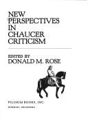 New perspectives in Chaucer criticism /