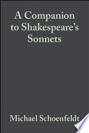 A companion to Shakespeare's sonnets