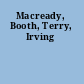 Macready, Booth, Terry, Irving