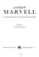 Andrew Marvell ; a collection of critical essays /