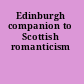 Edinburgh companion to Scottish romanticism