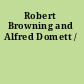 Robert Browning and Alfred Domett /