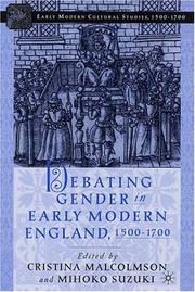 Debating gender in early modern England, 1500-1700 /