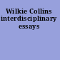 Wilkie Collins interdisciplinary essays