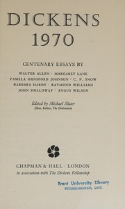 Dickens 1970 : centenary essays /