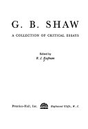 G.B. Shaw : a collection of critical essays /