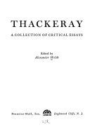 Thackeray; a collection of critical essays.