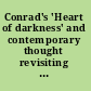Conrad's 'Heart of darkness' and contemporary thought revisiting the horror with Lacoue-Labarthe /