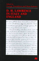 D.H. Lawrence in Italy and England /