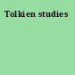 Tolkien studies
