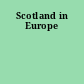 Scotland in Europe