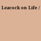 Leacock on Life /