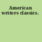 American writers classics.