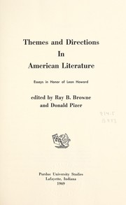 Themes and directions in American literature ; essays in honor of Leon Howard /