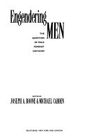 Engendering men : the question of male feminist criticism /