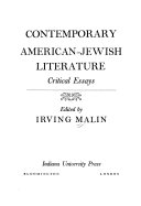 Contemporary American-Jewish literature ; critical essays.