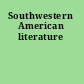 Southwestern American literature