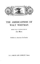 The Americanness of Walt Whitman /