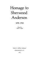 Homage to Sherwood Anderson, 1876-1941 /