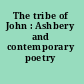 The tribe of John : Ashbery and contemporary poetry /