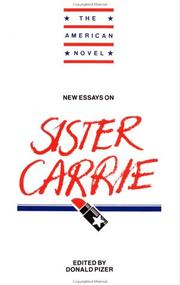 New essays on Sister Carrie /