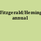 Fitzgerald/Hemingway annual
