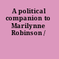 A political companion to Marilynne Robinson /