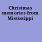 Christmas memories from Mississippi