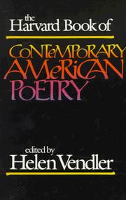 The Harvard book of contemporary American poetry /
