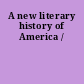 A new literary history of America /