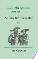 Zeitung für Einsiedler. Fiktive briefe für die zeitung für Einsiedler /