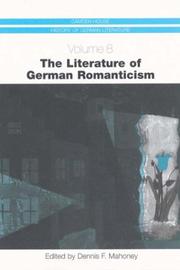 The Literature of German Romanticism /