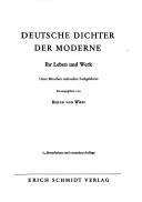 Deutsche Dichter der Moderne : ihr Leben u. Werk /