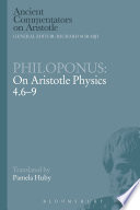 Philoponus : on Aristotle physics 4.6-9 /