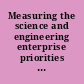 Measuring the science and engineering enterprise priorities for the Division of Science Resources Studies /