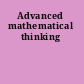 Advanced mathematical thinking