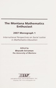 International perspectives on social justice in mathematics education /