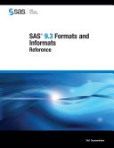 SAS 9.3 formats and informats reference /