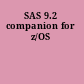 SAS 9.2 companion for z/OS