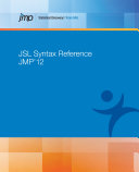 JMP 12 JSL syntax reference /