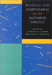 Reading and understanding more multivariate statistics /