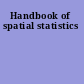 Handbook of spatial statistics
