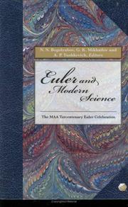 Euler and modern science /