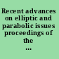 Recent advances on elliptic and parabolic issues proceedings of the 2004 Swiss-Japanese Seminar : Zurich, Switzerland, 6-10 December 2004 /